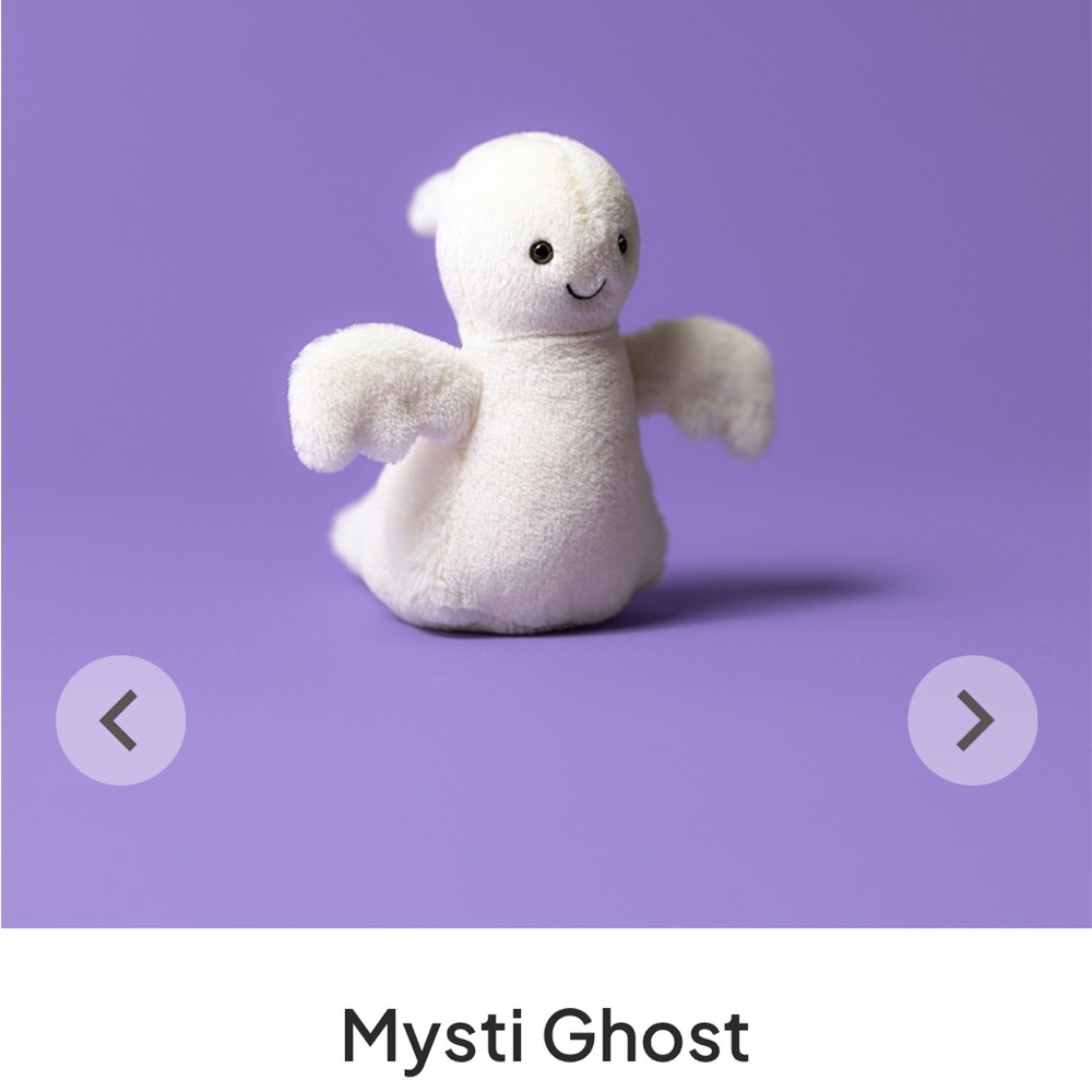 SOLD! NWT Mysti Ghost Jellycat 👻 Halloween 2025 Collection